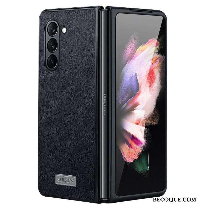 Coque Samsung Galaxy Z Fold 5 Élégance Cuir ABEEL