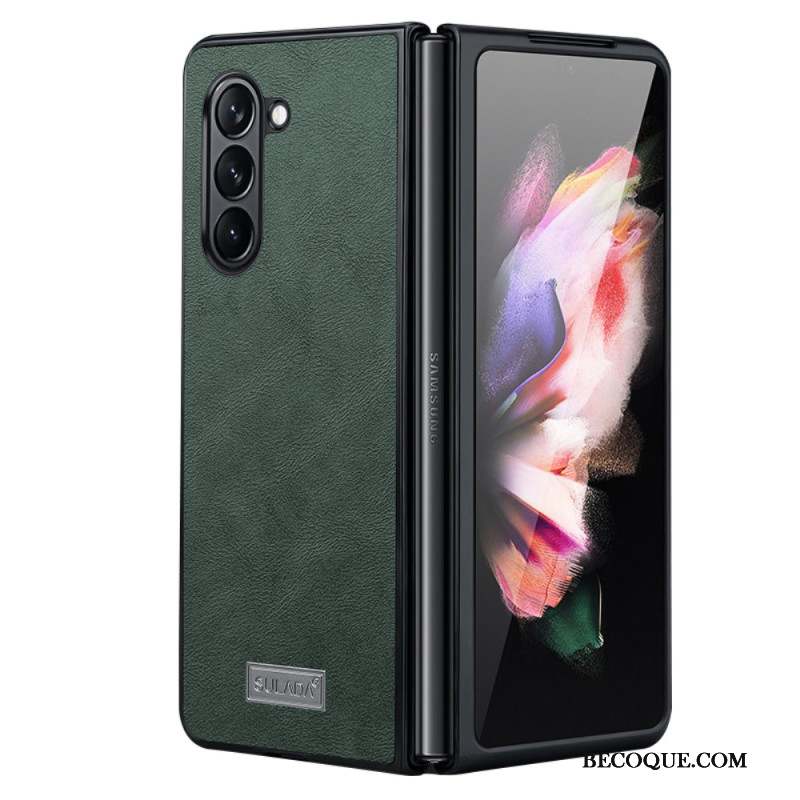 Coque Samsung Galaxy Z Fold 5 Élégance Cuir ABEEL