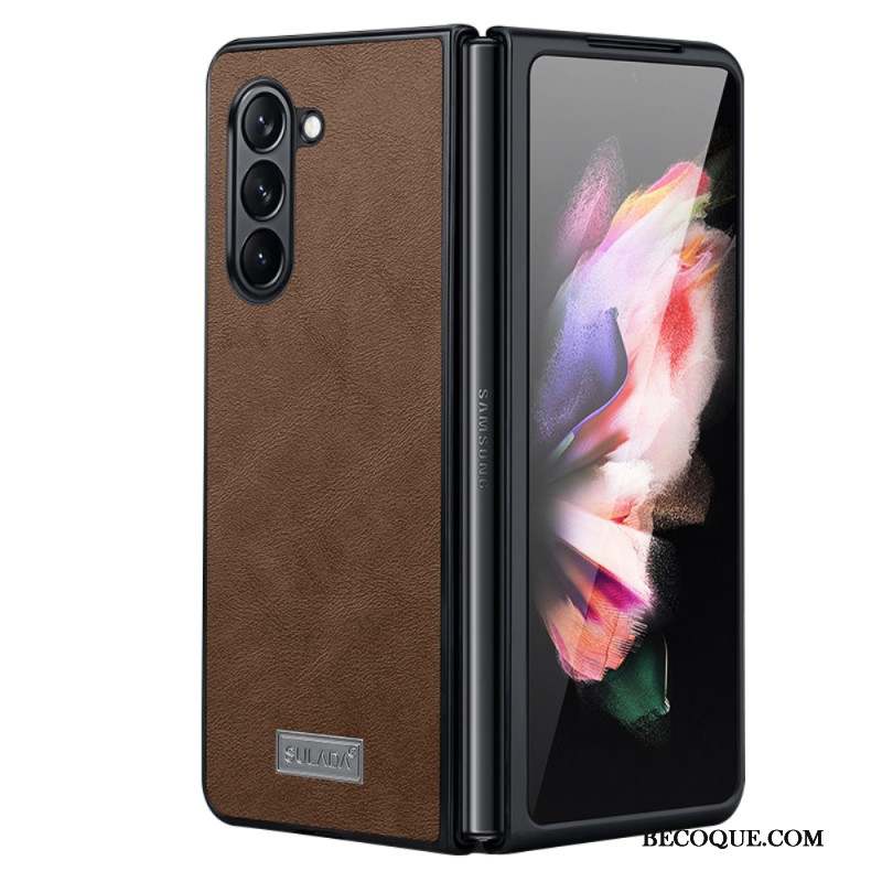 Coque Samsung Galaxy Z Fold 5 Élégance Cuir ABEEL