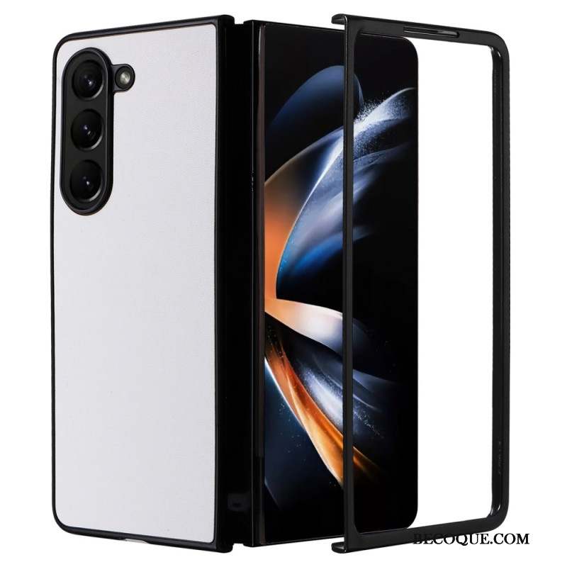 Coque Samsung Galaxy Z Fold 6 Effet Cuir