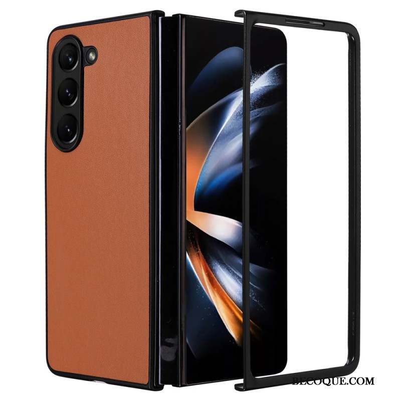 Coque Samsung Galaxy Z Fold 6 Effet Cuir