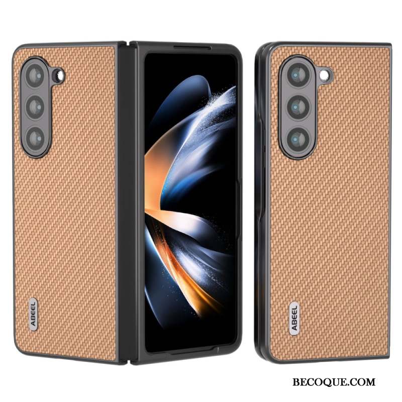 Coque Samsung Galaxy Z Fold 6 Texture Fibre Carbone ABEEL