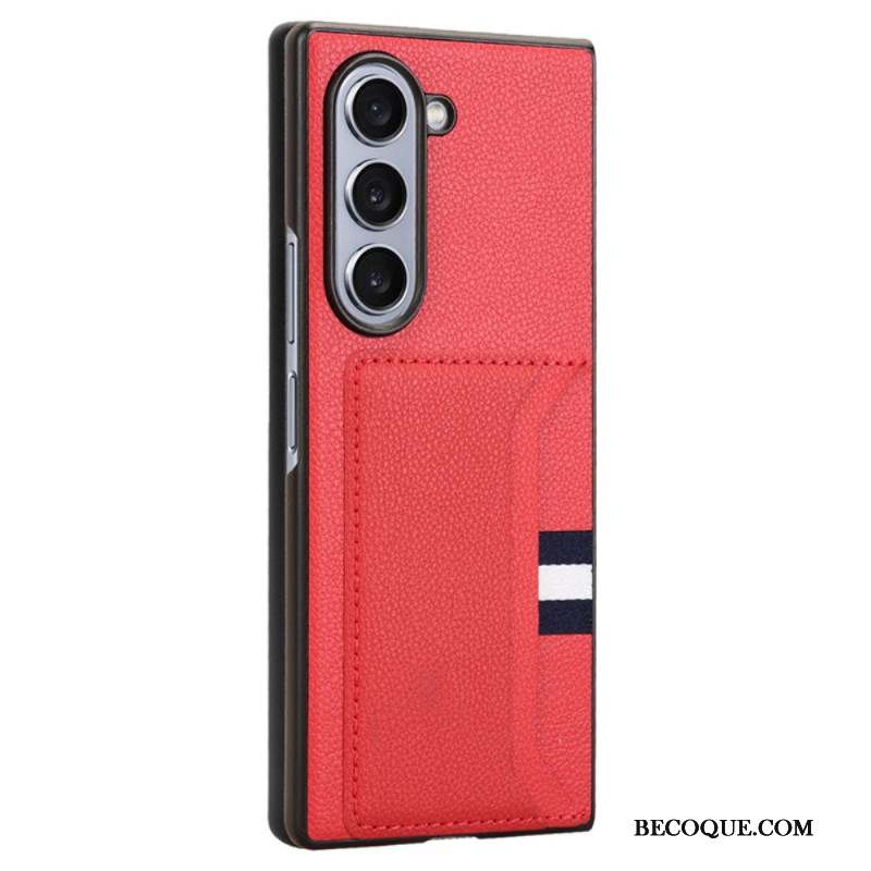 Coque Samsung Galaxy Z Fold 6 Tricolore Porte-Cartes