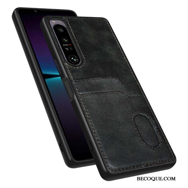 Coque Sony Xperia 1 IV Double Porte-Cartes