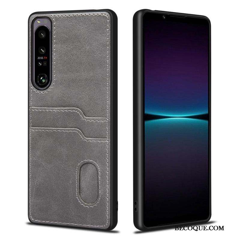 Coque Sony Xperia 1 IV Double Porte-Cartes