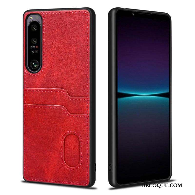 Coque Sony Xperia 1 IV Double Porte-Cartes