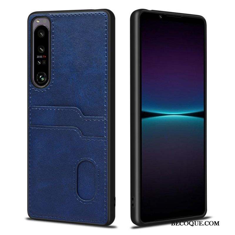 Coque Sony Xperia 1 IV Double Porte-Cartes