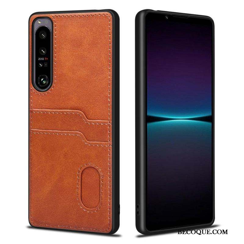 Coque Sony Xperia 1 IV Double Porte-Cartes