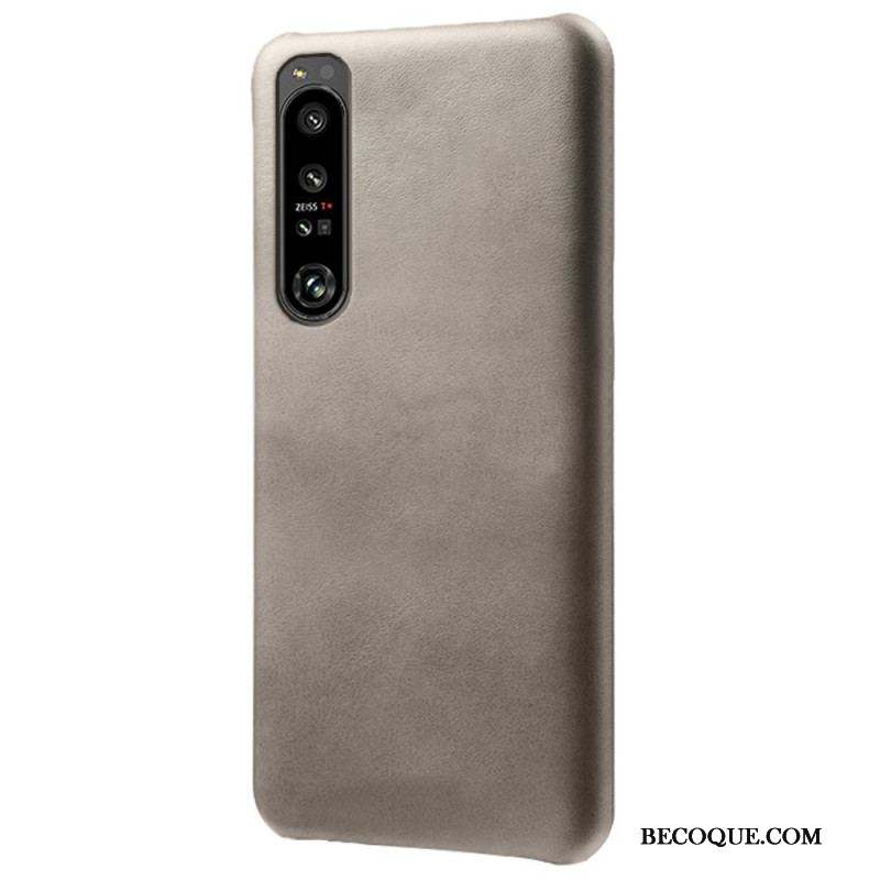 Coque Sony Xperia 1 IV Effet Cuir