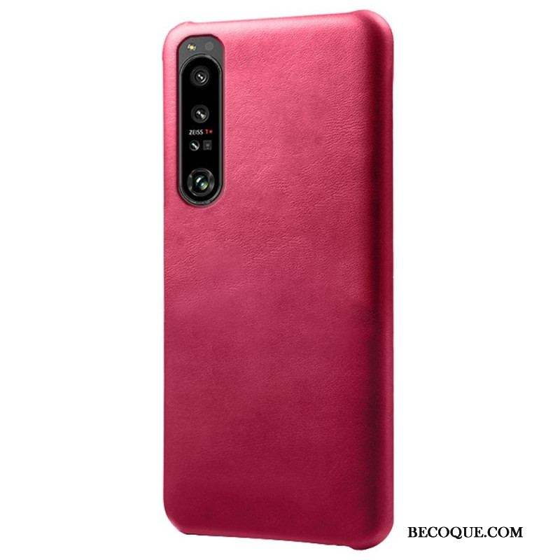 Coque Sony Xperia 1 IV Effet Cuir