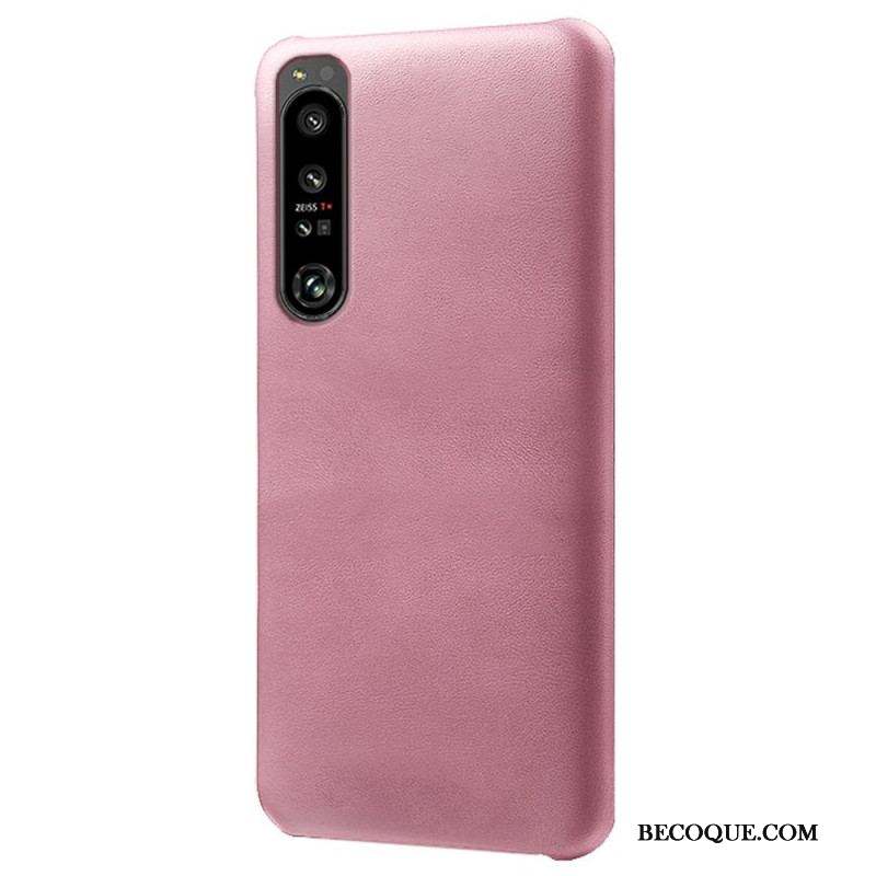 Coque Sony Xperia 1 IV Effet Cuir