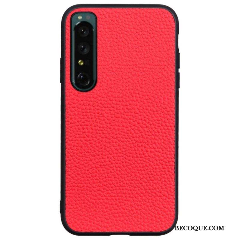 Coque Sony Xperia 1 IV Hybride Véritable Cuir