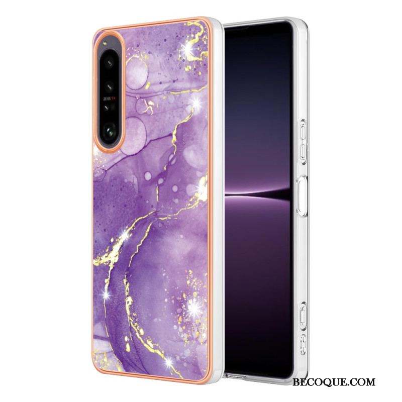 Coque Sony Xperia 1 IV Marbre Coloré