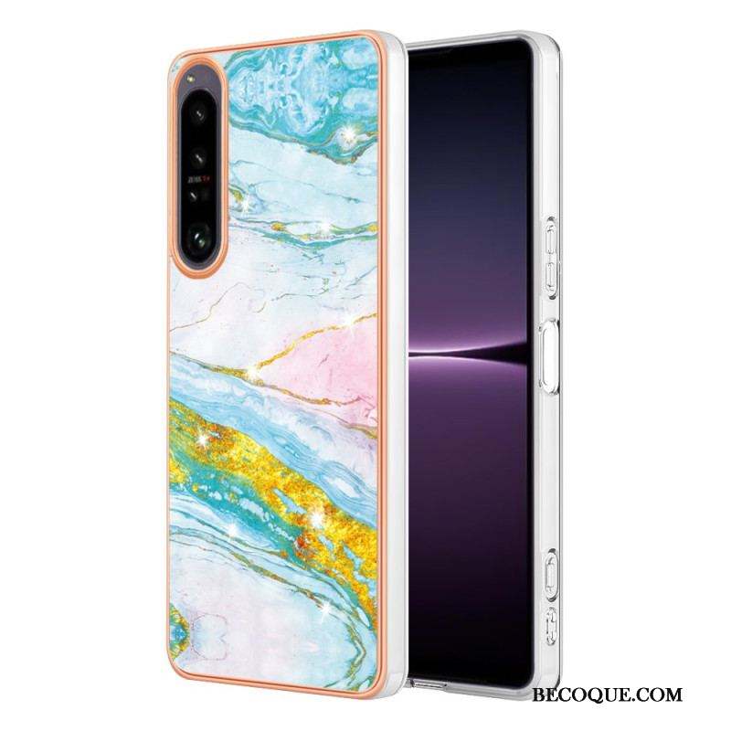 Coque Sony Xperia 1 IV Marbre Coloré