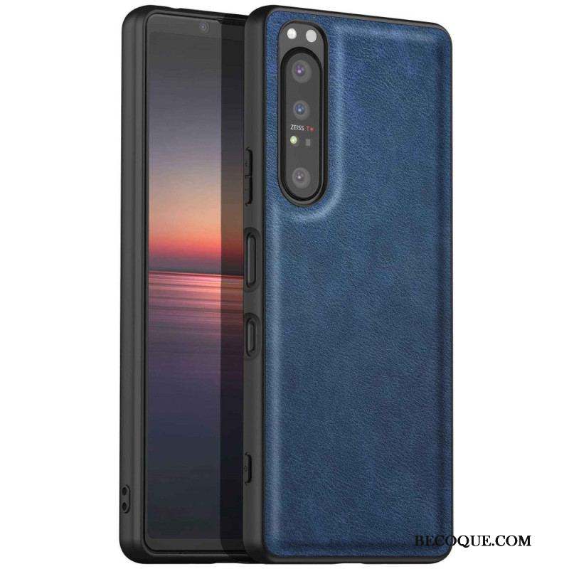 Coque Sony Xperia 1 IV Simili Cuir