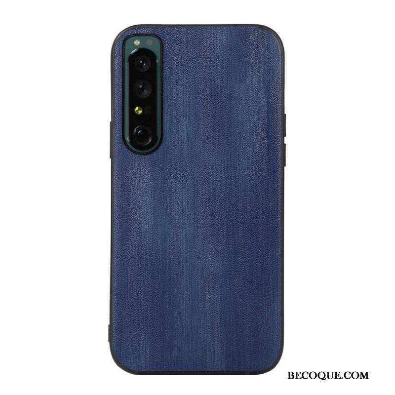 Coque Sony Xperia 1 IV Simili Cuir