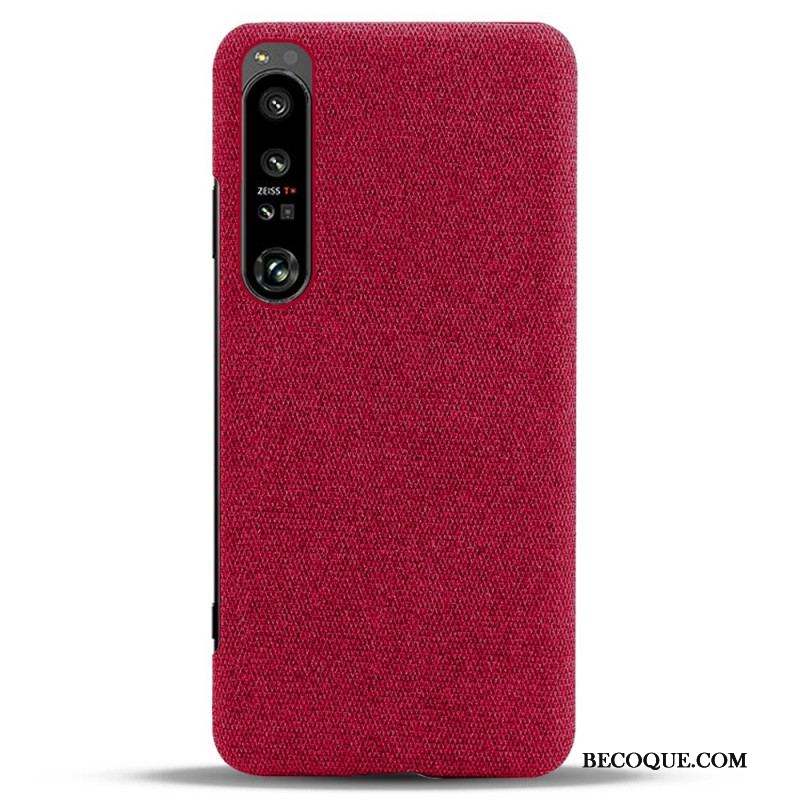 Coque Sony Xperia 1 IV Tissu