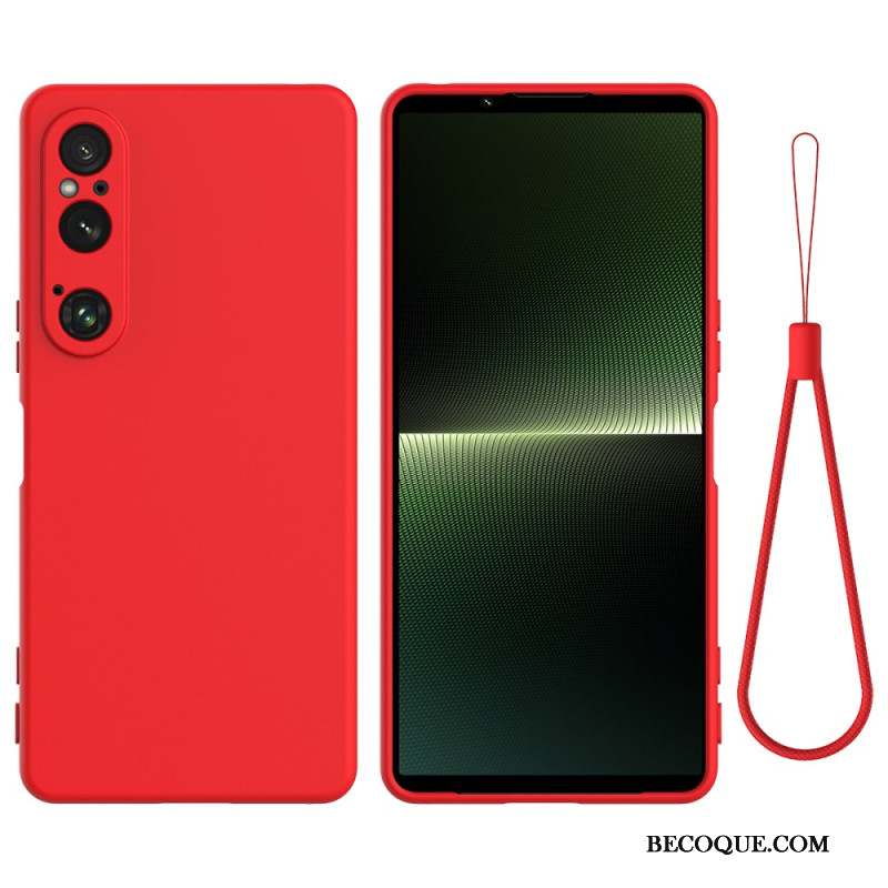 Coque Sony Xperia 1 VI Silicone à Lanière