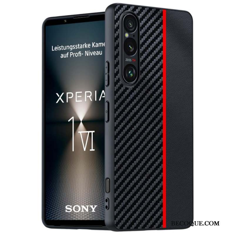 Coque Sony Xperia 1 VI Style Fibre Carbone