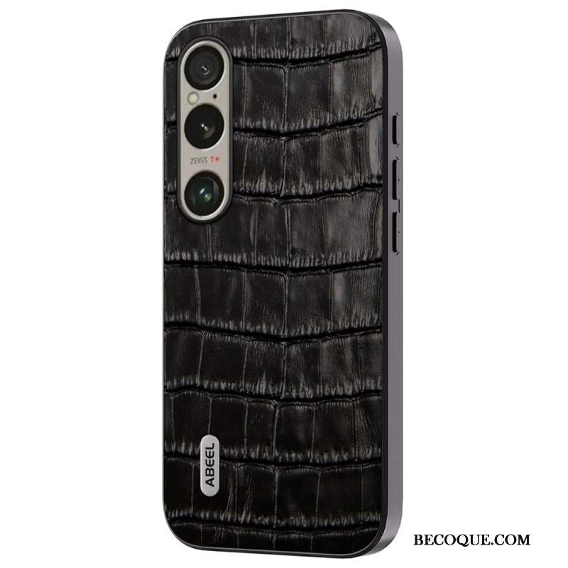 Coque Sony Xperia 1 VI Texture Crocodile ABEEL