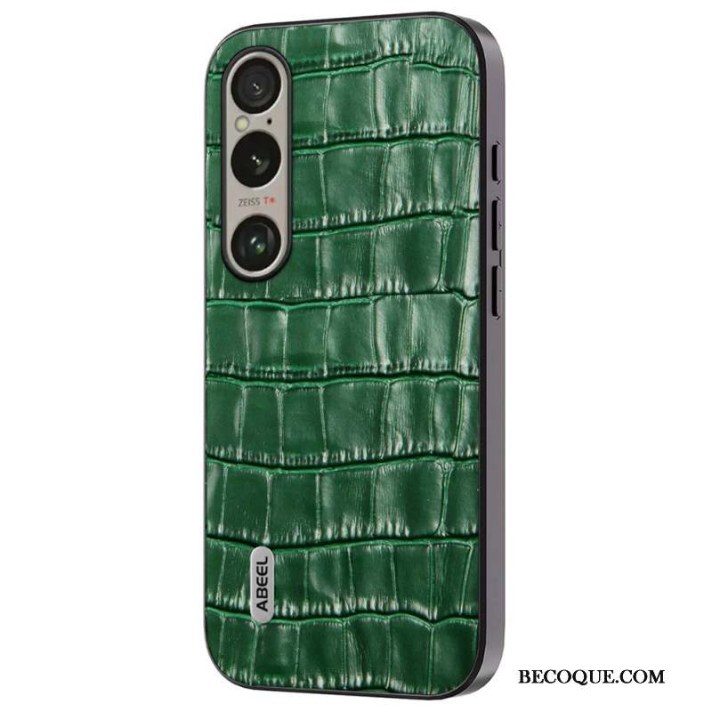 Coque Sony Xperia 1 VI Texture Crocodile ABEEL