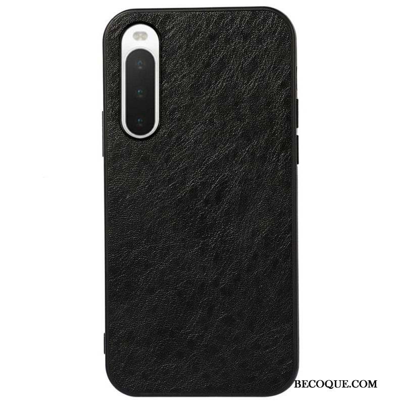 Coque Sony Xperia 10 IV Effet Cuir