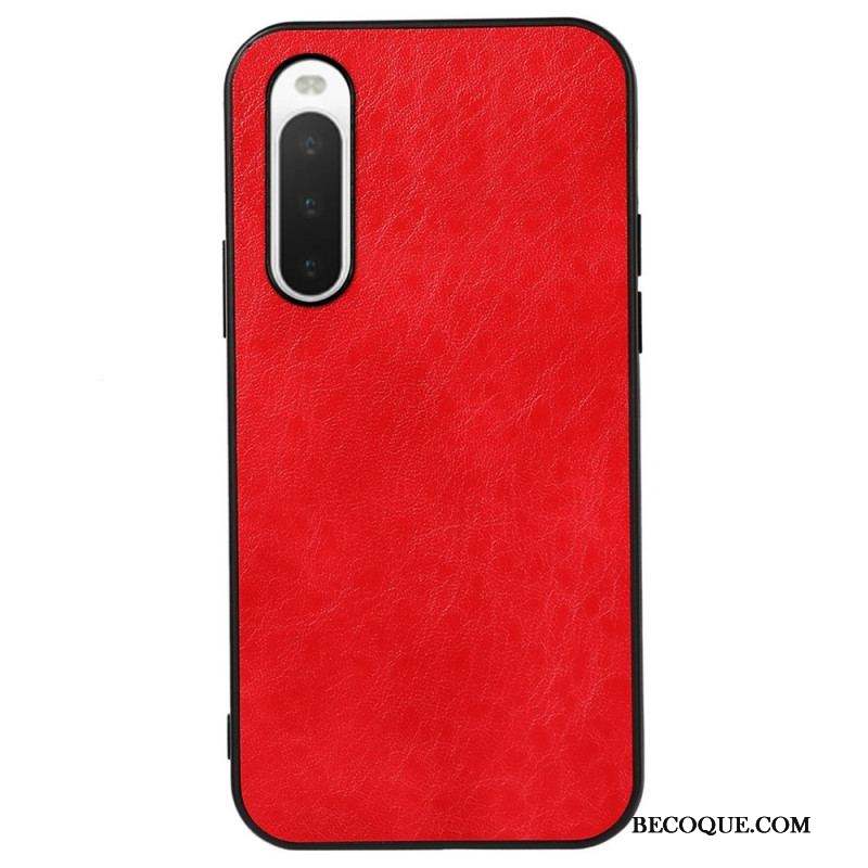 Coque Sony Xperia 10 IV Effet Cuir