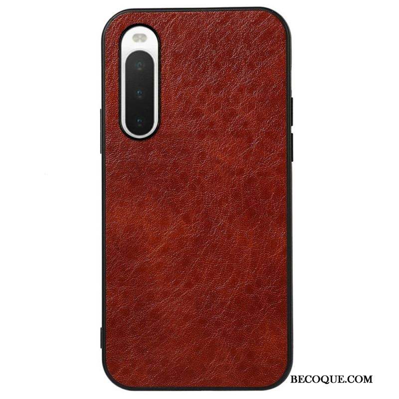 Coque Sony Xperia 10 IV Effet Cuir