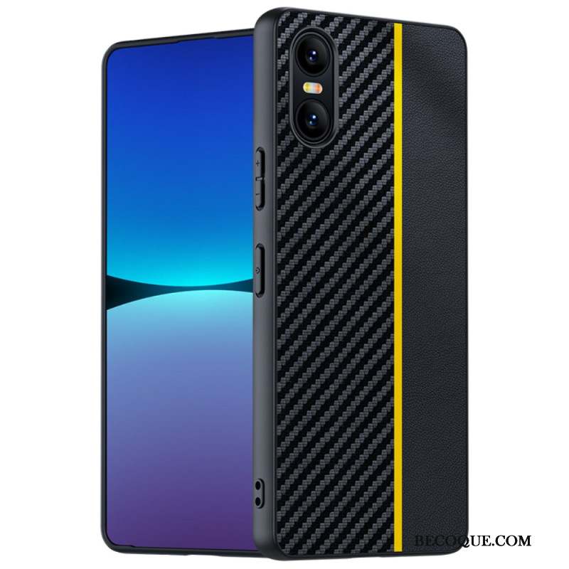 Coque Sony Xperia 10 VI Déclinaison Fibre Carbone