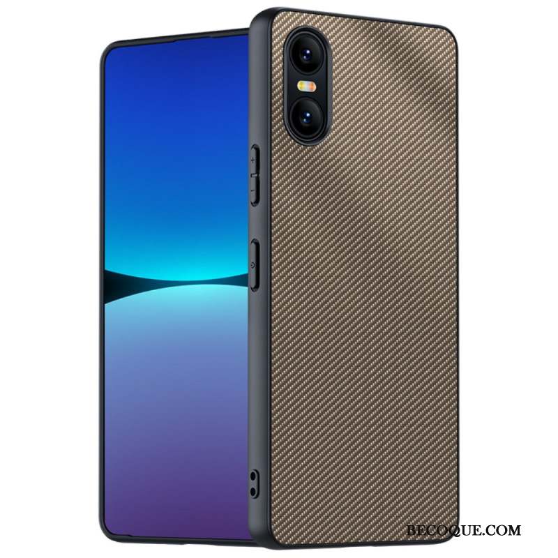 Coque Sony Xperia 10 VI Déclinaison Fibre Carbone