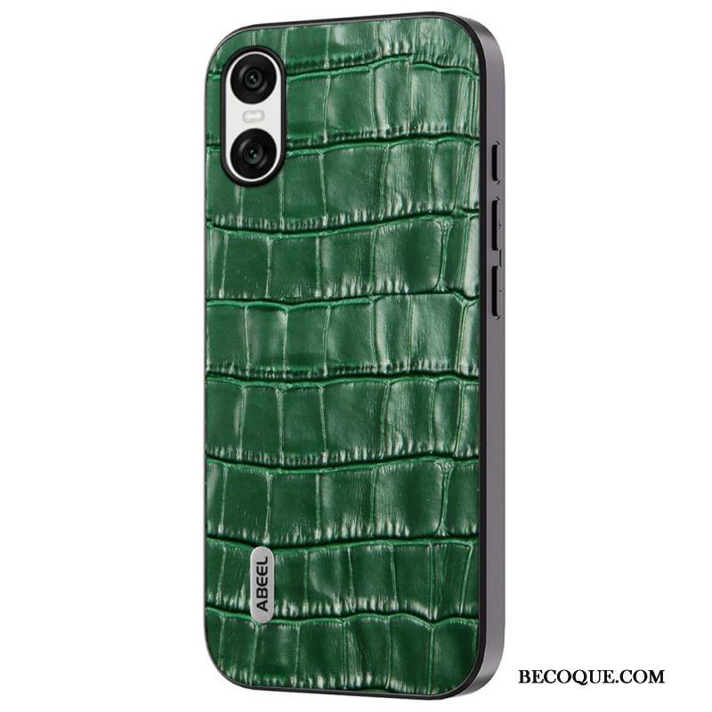 Coque Sony Xperia 10 VI Texture Crocodile