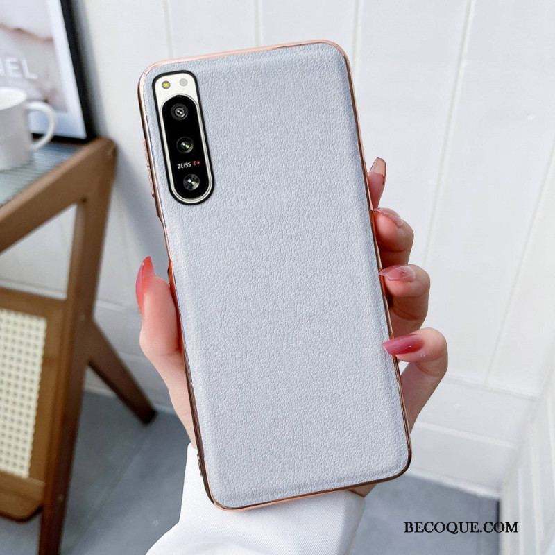 Coque Sony Xperia 5 IV Cuir Authentique