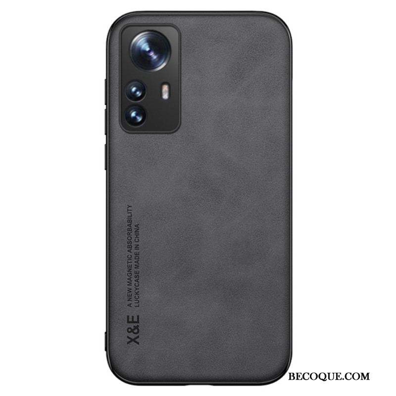 Coque Xiaomi 12 / 12X Cuir Effet Cuir X&E