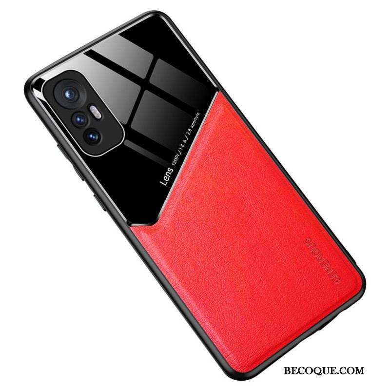 Coque  Xiaomi 12 / 12X  Effet Cuir Magnétique