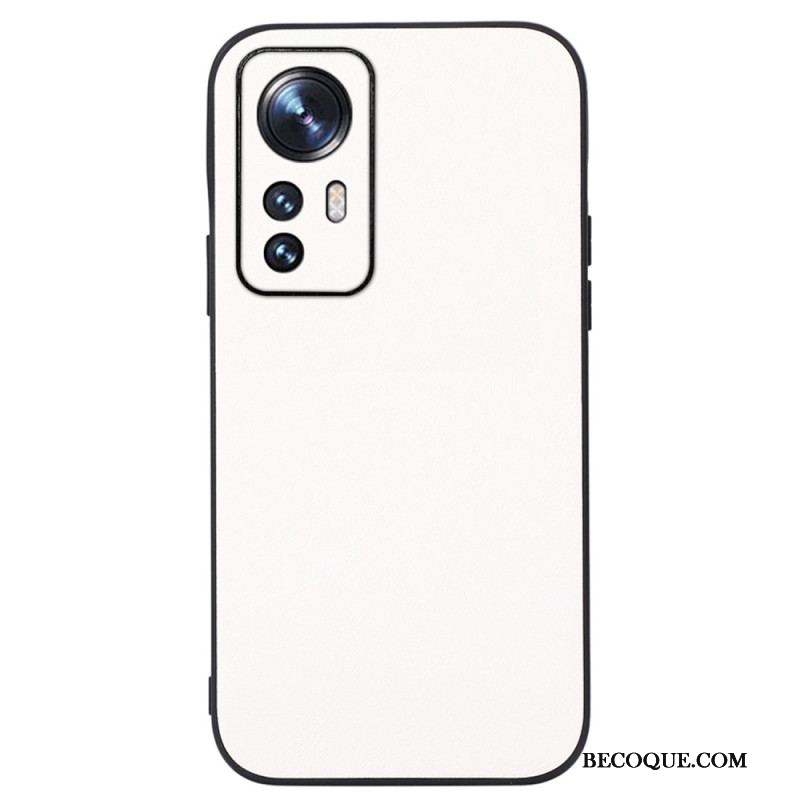 Coque Xiaomi 12 / 12X Effet Cuir Élégance