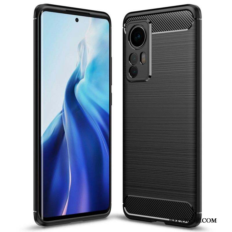 Coque  Xiaomi 12 / 12X Fibre Carbone Brossée