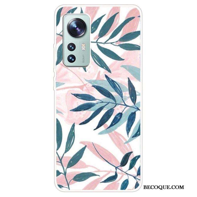 Coque  Xiaomi 12 / 12X  Silicone Feuilles