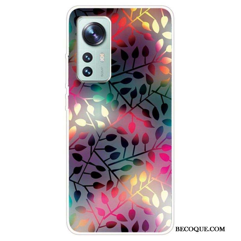 Coque  Xiaomi 12 / 12X  Silicone Feuilles