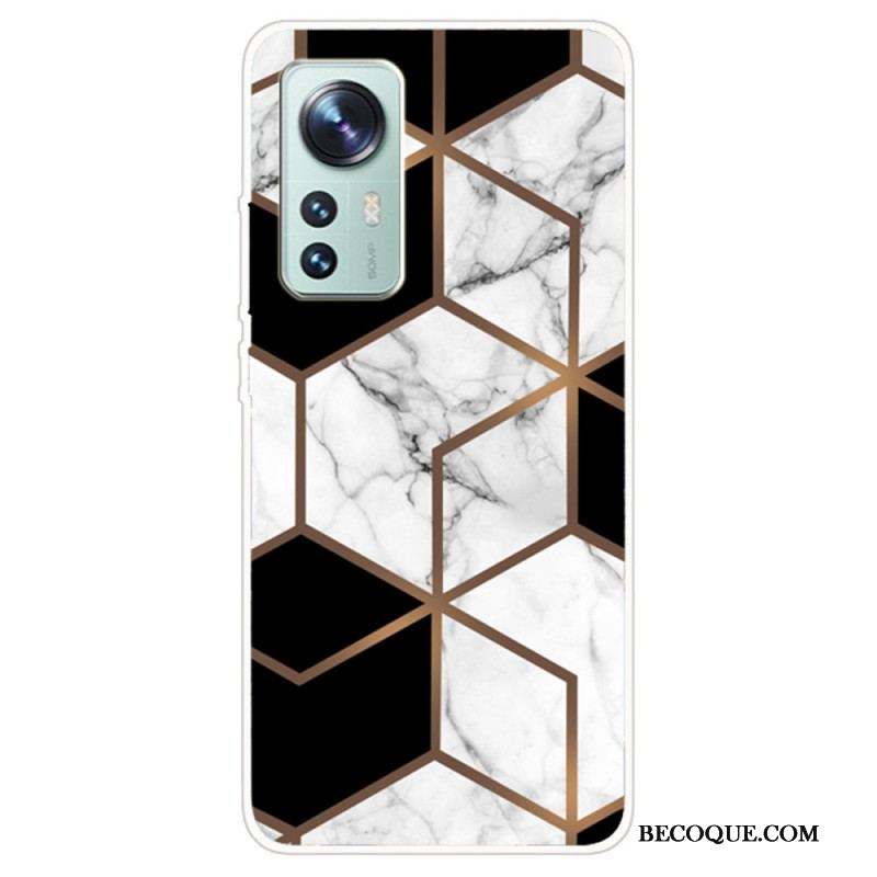 Coque  Xiaomi 12 / 12X  Silicone Marbre Design