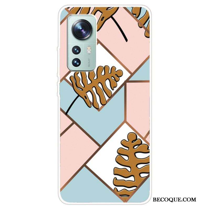 Coque  Xiaomi 12 / 12X  Silicone Marbre Design