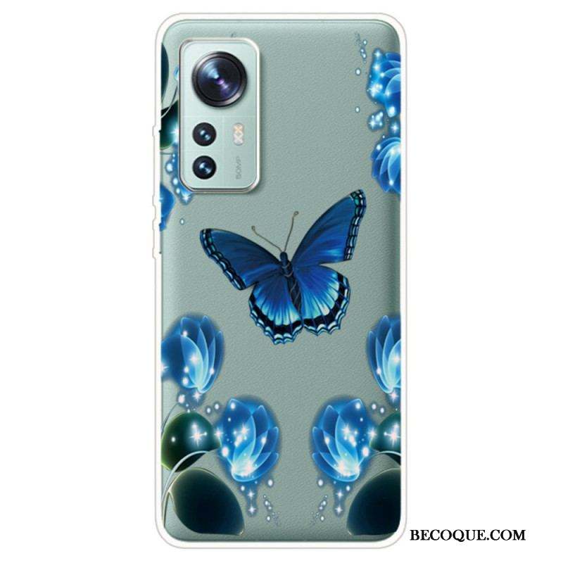 Coque  Xiaomi 12 / 12X  Silicone Papillon Enchanté