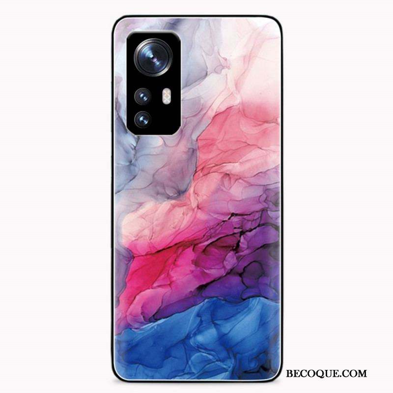 Coque  Xiaomi 12 / 12X  Verre Trempé Marbre Aquarelle