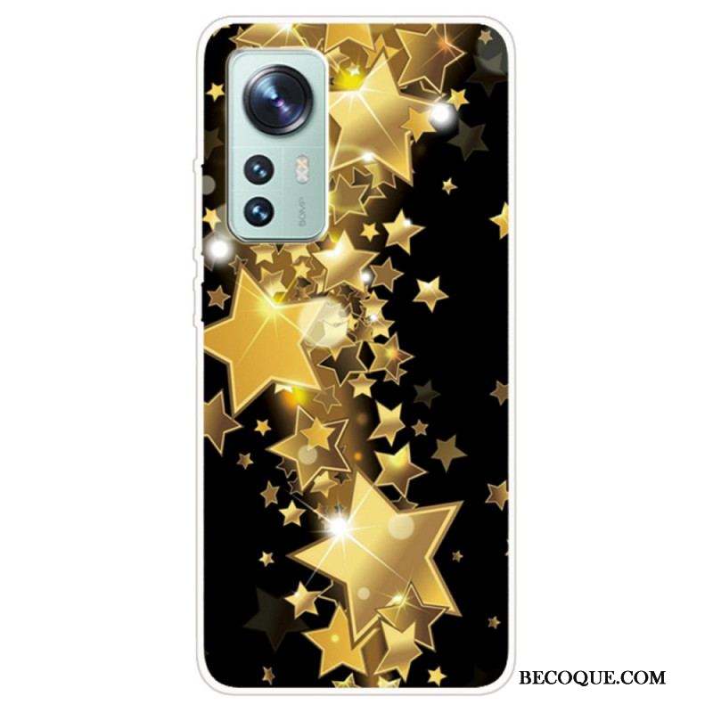 Coque Xiaomi 12 Pro Silicone Déclinaison Papillons