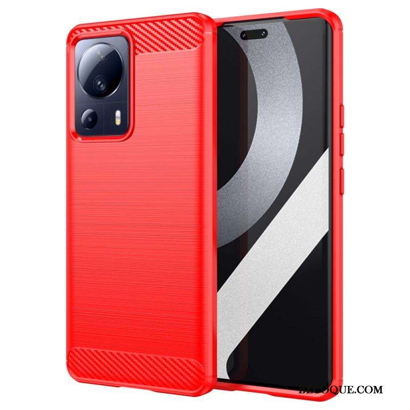 Coque Xiaomi 13 Lite Fibre Carbone Brossée