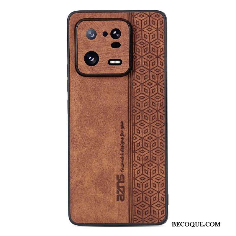 Coque Xiaomi 13 Pro Effet Cuir AZNS