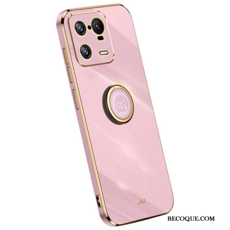 Coque Xiaomi 13 Pro Effet Métal Anneau-Support XINLI