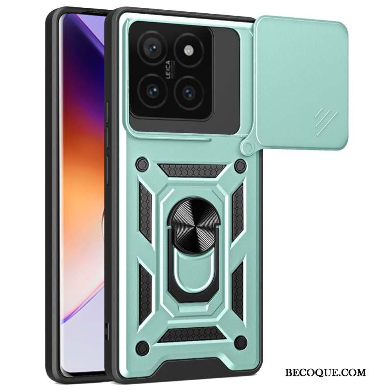 Coque Xiaomi 14T Protection Camera Coulissante et Support