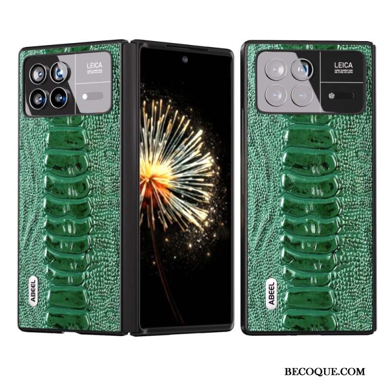 Coque Xiaomi Mix Fold 3 Effet Crocodile ABEEL