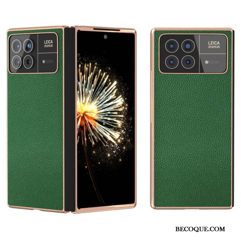 Coque Xiaomi Mix Fold 3 Effet Cuir