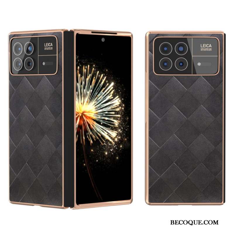 Coque Xiaomi Mix Fold 3 Motif Tissé